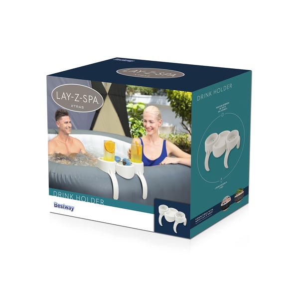 Bestway 60306 Tilbehør til spabade og spaer Drikkebakke/holder Hvid