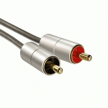 Hama 00080865 audiokaapeli 2 m 3.5mm 2 x RCA Hopea