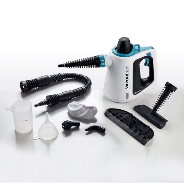Ariete 4137/00 Bärbar ångtvätt 0,25 l 1050 W Vit, Ljusblå