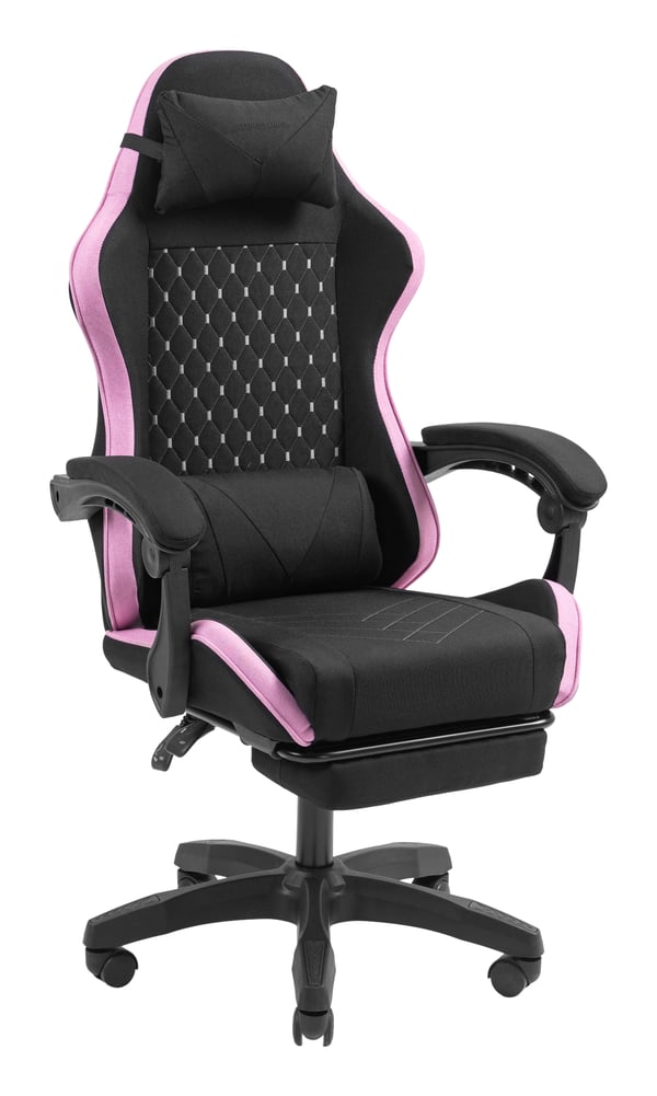 Mars Gaming MGC-X Fabric PC-pelituoli pehmustettu istuin Musta, Vaaleanpunainen