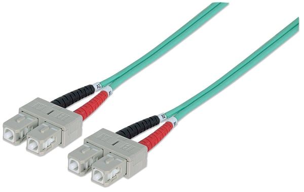 Intellinet 750837 InfiniBand och fiberoptisk kabel 2 m SC Aqua