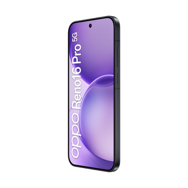 OPPO Reno16 Pro 5G Starlight Black Box 16,1 cm (6.32") Kaksois-SIM Android 16.0 USB Type-C 12 GB 512 GB 6000 mAh Musta