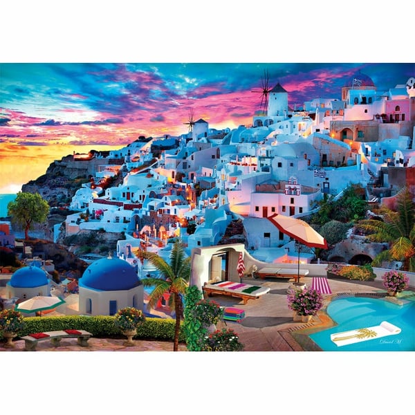 Clementoni High Quality Collection Greece View Puslespil 500 stk Landskab