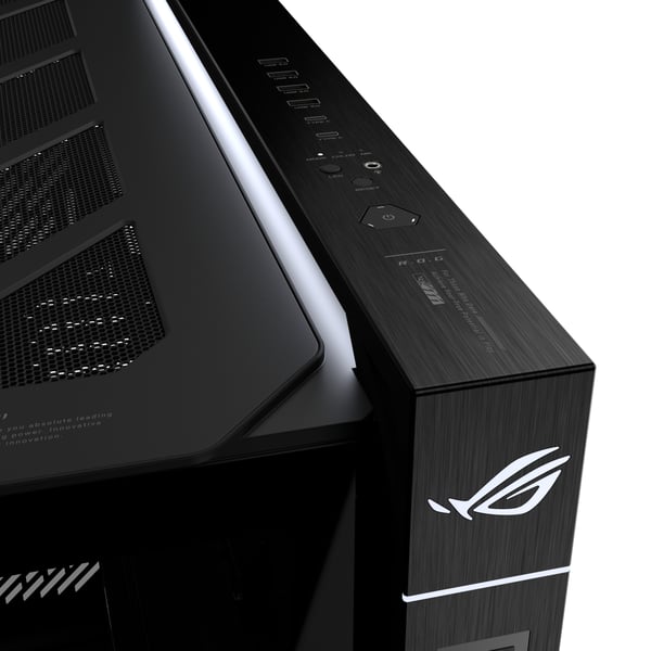 ASUS ROG CRONOX GR801 CURVE TG ARGB BLACK Midi Tower Svart