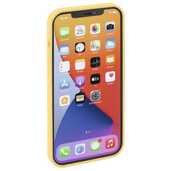 Hama MagCase Finest Feel PRO mobiltelefonfodral 17 cm (6.7") Mobilskal Gul