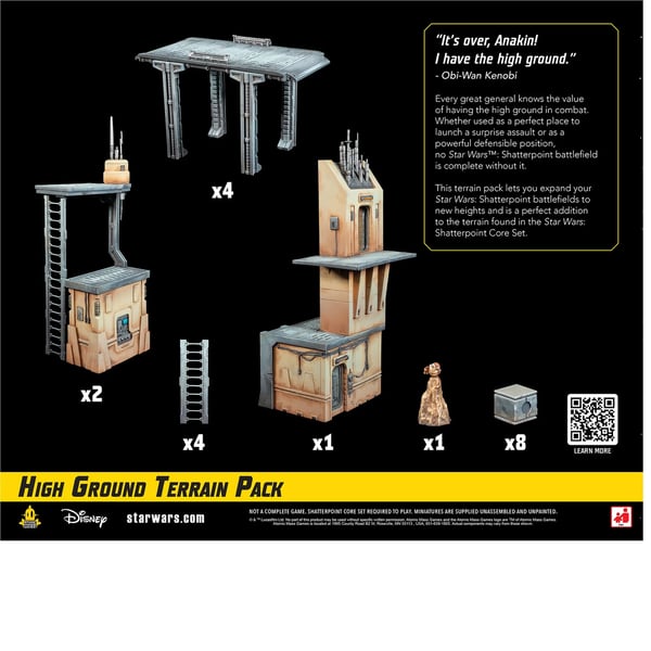 Asmodee Star Wars: Shatterpoint - High Ground Terrain Pack Spillebræt