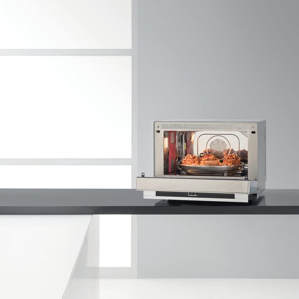 Whirlpool Supreme Chef MWSC 9133 SX Musta, Ruostumaton teräs Yhdistelmämikroaaltouuni Pöytämalli 33 L 1000 W