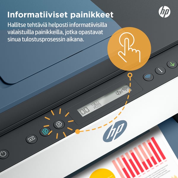 HP Smart Tank 7306 Langaton All-in-One Väri Tulostin, Kaksipuolinen tulostus; Kopiokone, skanneri
