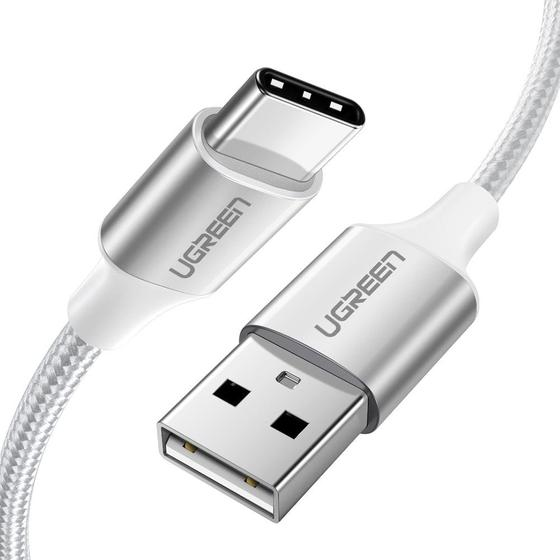 Ugreen 60131 USB-kablar 1 m USB C USB A 0,48 Gbit/s Vit
