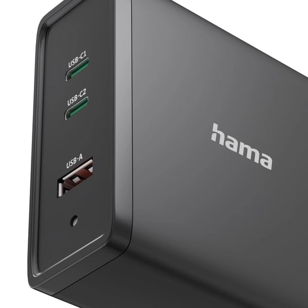 Hama 00200019 mobiililaitteen laturi Universaali Musta AC Pikalataus Sisätila