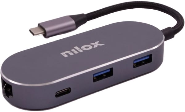 Nilox MINI DOCKING STAT HDMI 3USB PD ETH USB Type-C 0 Mbit/s Nilox MINI DOCKING STAT HDMI 3USB PD ETH USB Type-C 0 Mbit/s