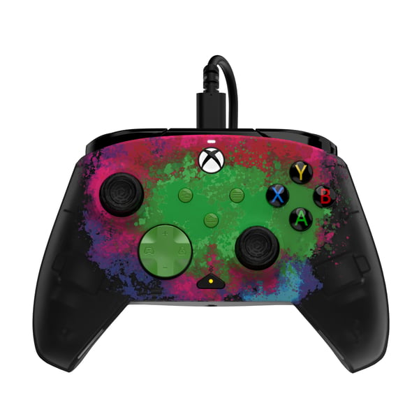 PDP REMATCH GLOW Advanced Svart, Grön, Röd USB Spelplatta Analog / Digital PC, Xbox One, Xbox Series S, Xbox Series X
