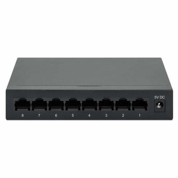 Intellinet 530347 verkkokytkin Gigabit Ethernet (10/100/1000) Musta