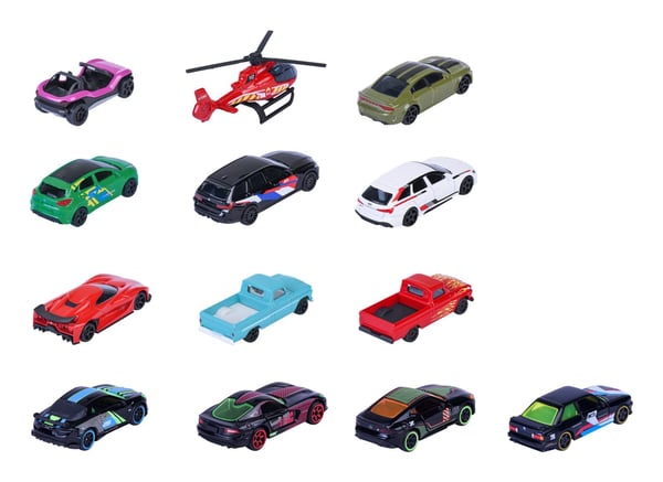 Majorette Neon Racer 9+4 Giftpack
