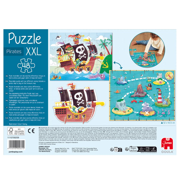 Jumbo GOULA - Puzzle XXL Pirates