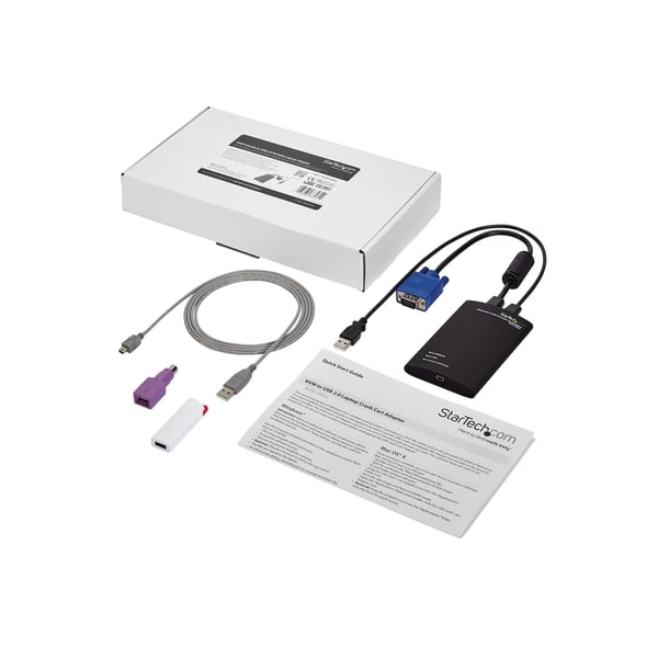StarTech.com NOTECONS01 KVM-kabel Sort