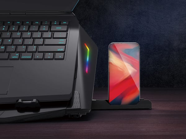 Conceptronic THYIA02B køling til laptop 43,2 cm (17") Sort