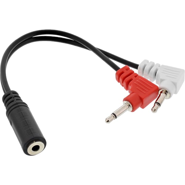 InLine 99313I audiokaapeli 0,15 m 2 x 3.5mm 3.5mm Musta InLine 99313I audiokaapeli 0,15 m 2 x 3.5mm 3.5mm Musta