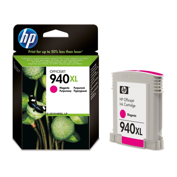 HP 940XL High Yield Magenta Original Ink Cartridge blækpatron 1 stk Højt (XL) udbytte