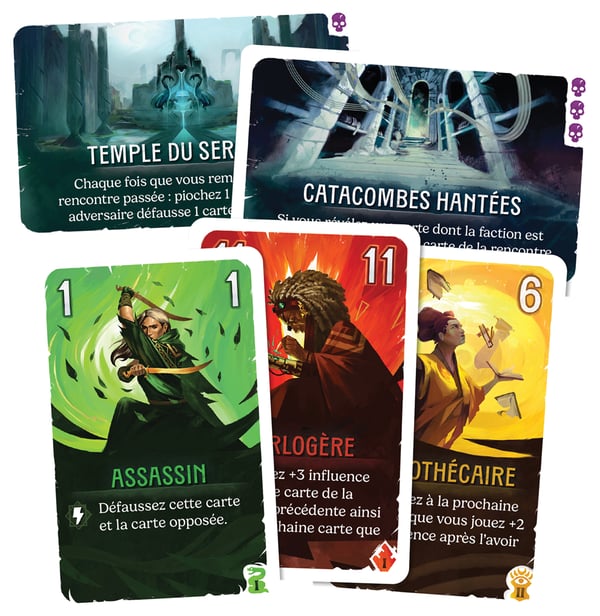 Asmodee Duel pour Cardia 15 min Korttipeli