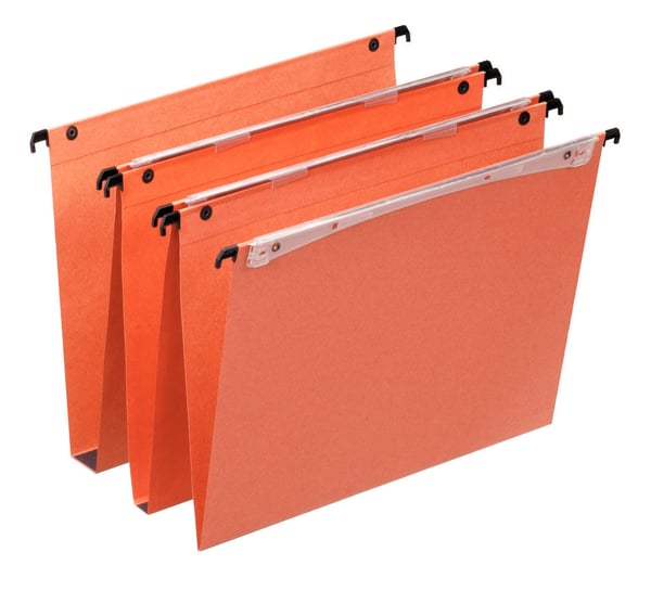 Esselte 21631 kansioteline Pahvi, Metalli A4 Oranssi 25 kpl