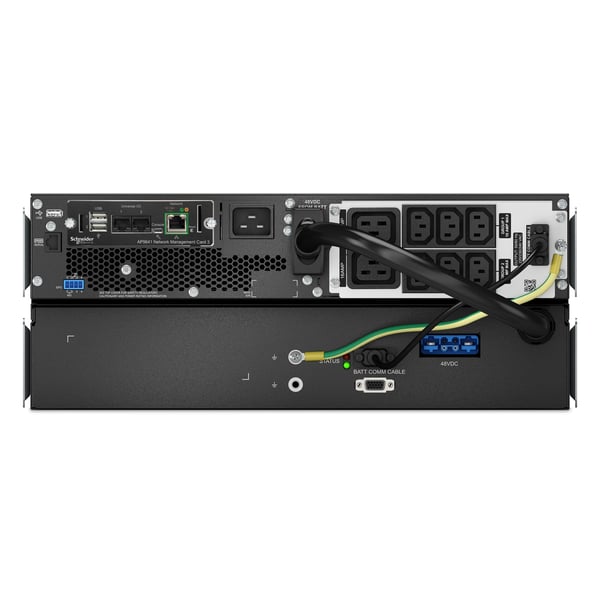 APC SRTL2200RM4UXLI-NC UPS-enhed Dobbeltkonvertering (online) 2,2 kVA 1980 W 8 AC stikkontakt(er)