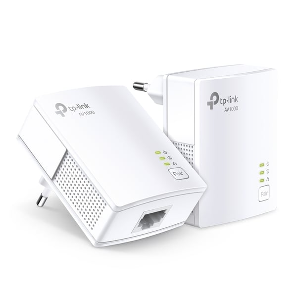 TP-Link TL-PA7017 KIT PowerLine-verkkosovitin 1000 Mbit/s Ethernet LAN Valkoinen 2 kpl