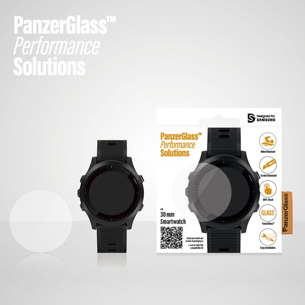 PanzerGlass ® SmartWatch 30mm | Skærmbeskyttelse