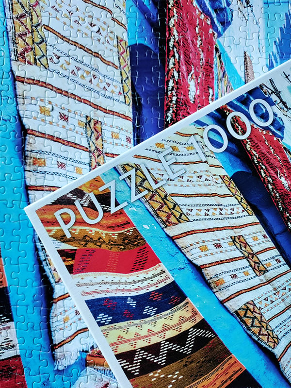 Tactic Around the World: Chefchouen Morocco - 1000 pcs Kuviopalapeli 1000 kpl Kaupunki