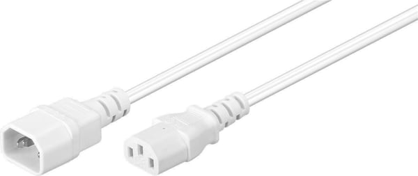 Microconnect PE040605W el-ledning Hvid 0,5 m C14 forbinder C13 forbinder