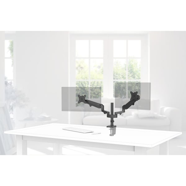 Hama 00118498 skærmbeslag og -stativer 81,3 cm (32") Skrivebord Sort