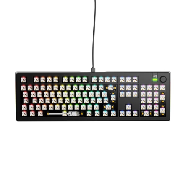 Glorious Gaming GMMK 3 100% Barebones näppäimistö Pelaaminen USB Ei Musta