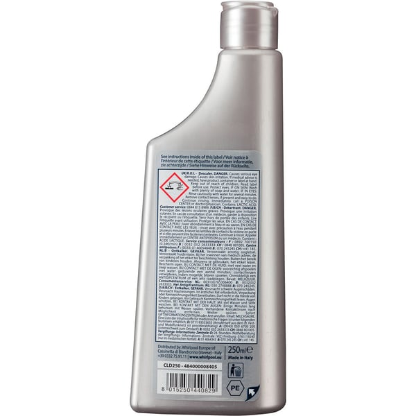 Whirlpool CLD250- 484000008405 avkalkningsmedel Hushållsapparater Vätska (färdig att använda) 250 ml