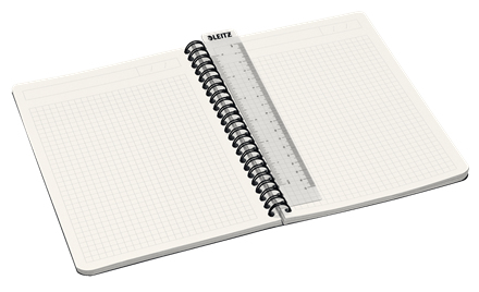 Leitz 44980035 blok og notesblok A5 90 ark Blå, Grå