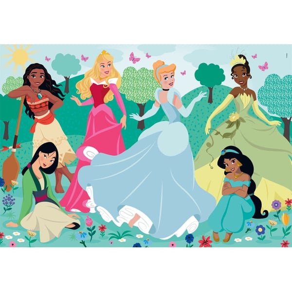 Clementoni Supercolor Disney Princess Kuviopalapeli 104 kpl Sarjakuvat