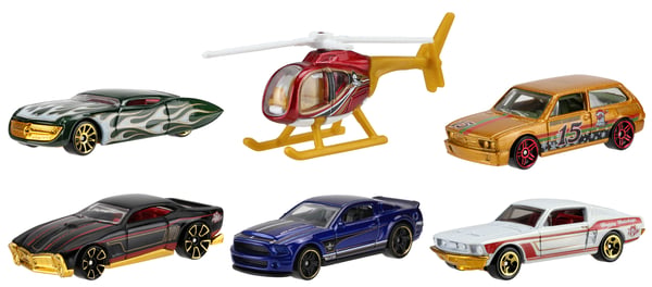 Hot Wheels metalstøbte køretøjer, sortiment