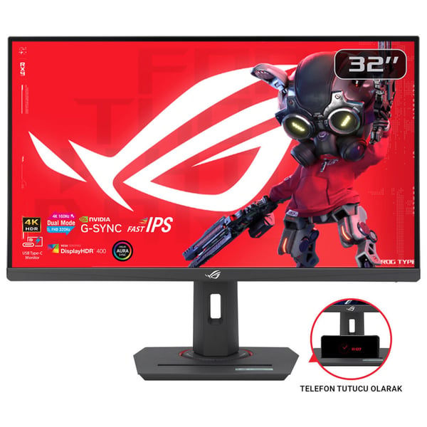ASUS ROG Strix XG32UCG computerskærm 80 cm (31.5") 3840 x 2160 pixel 4K Ultra HD LCD Sort ASUS ROG Strix XG32UCG computerskærm 80 cm (31.5") 3840 x 2160 pixel 4K Ultra HD LCD Sort