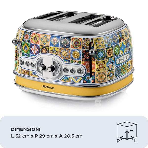 Ariete 0156/0P 6 4 skive(r) 1630 W Blå, Gul