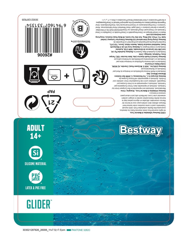 Bestway 26006 / 23 huvudbonad för idrott Blandade färger