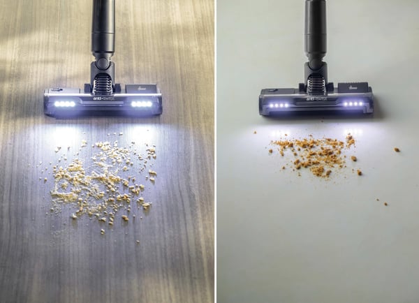 Hoover HF201P 011 Stick vakuum Batteri Dry EPA Poseløs 1 L 195 W Blå