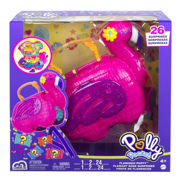 Polly Pocket FLAMINGO PARTY Playset