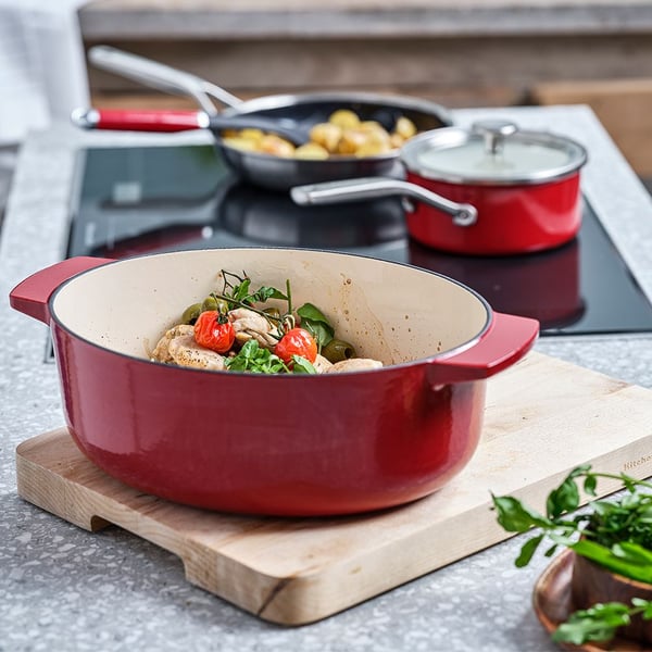 KitchenAid CC006063-001 suppegryde 5,6 L Rød Støbejern