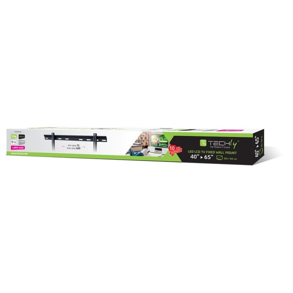 Techly ICA-PLB-114L 165,1 cm (65") Musta