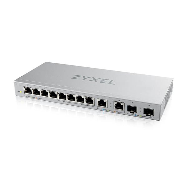Zyxel XGS1010-12-ZZ0102F nätverksswitchar Ohanterad Gigabit Ethernet (10/100/1000) Grå