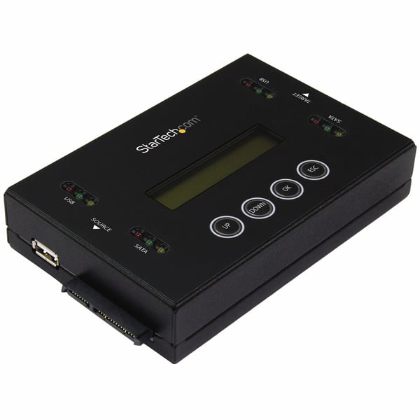StarTech.com SU2DUPERA11 levyjen monistuslaite HDD-monistaja Musta 2 kopiot