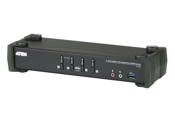 ATEN Umschalter KVM-switchar Svart