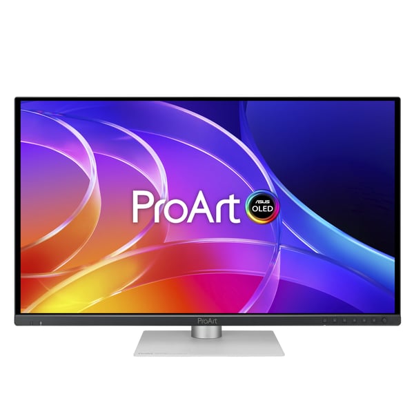 ASUS ProArt OLED PA279CDV platta pc-skärmar 67,3 cm (26.5") 3840 x 2160 pixlar 4K Ultra HD QD-OLED Svart, Silver