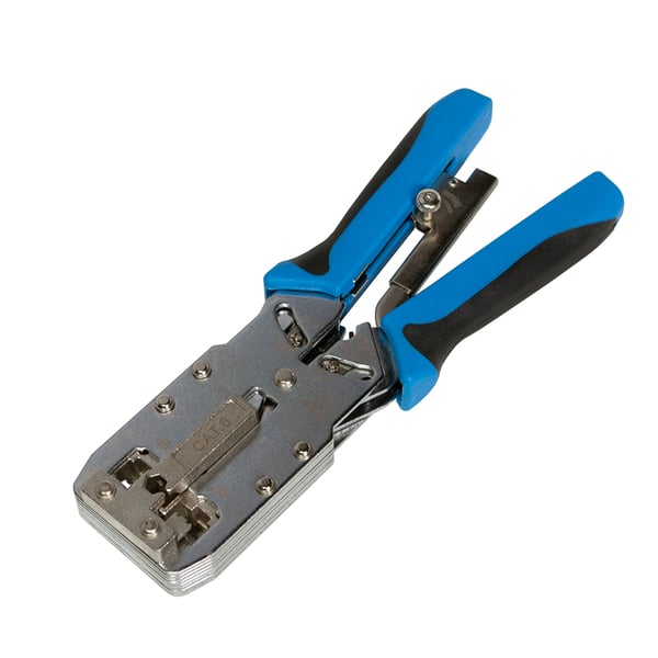 LogiLink WZ0035 kabelklipper Krympeværktøj Sort, Blå