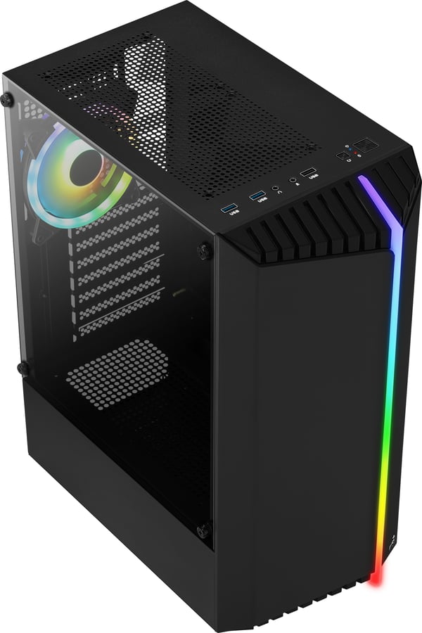 Aerocool Bionic Midi Tower Svart