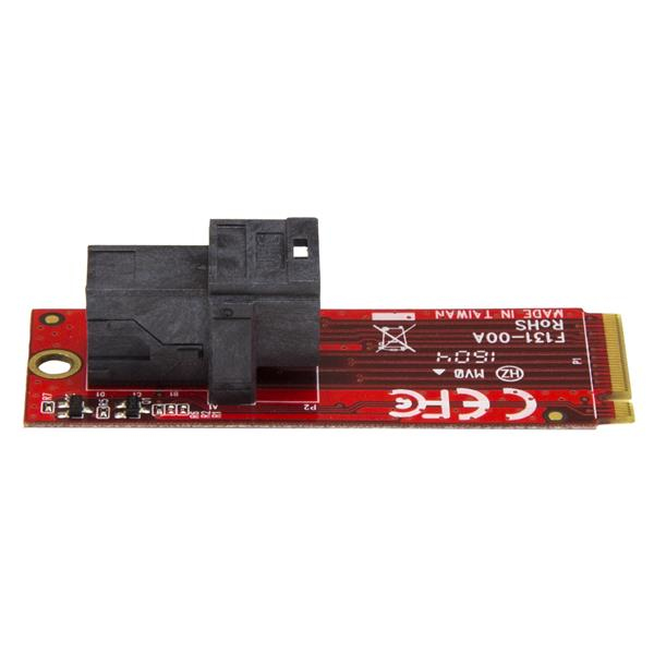StarTech.com U.2 (SFF-8643) till M.2 PCI Express 3.0 x4 adapterkort för 2,5\" U.2 NVMe SSD - Gränssnitt